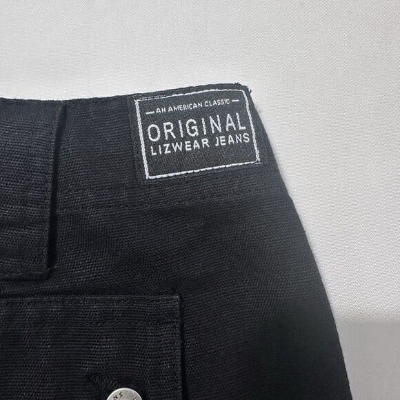 Liz Claiborne Lizwear Shorts Women Linen Blend High Rise Sz 8-10 Black - NEW - Picture 10 of 13